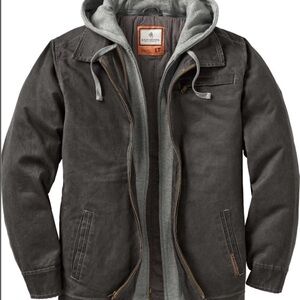 Legendary Whitetails - Men's Dark Grey Jacket w/ Hood- Size Large